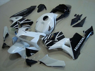 Carénages Moto Honda CBR 600 RR 03-04 - Blanc Noir Bon Marché