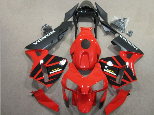 Carénages Moto Honda CBR 600 RR 03-04 - Rouge Noir
