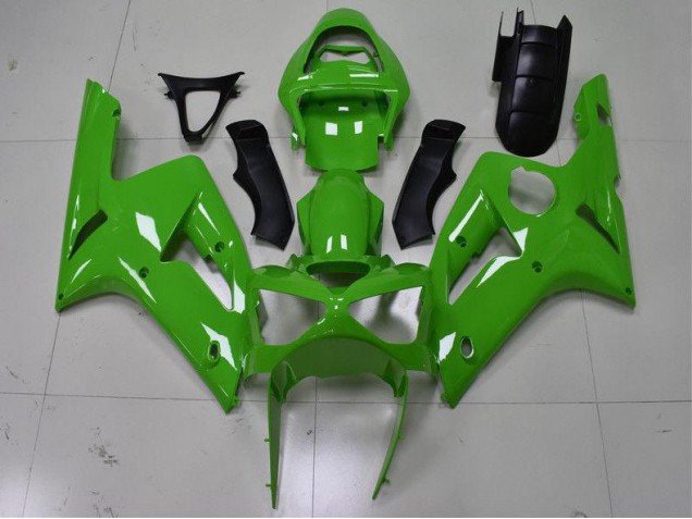 Carénages Moto Kawasaki ZX6R 03-04 - Vert Carénages Moto Kawasaki ZX6R 03-04 - Vert
