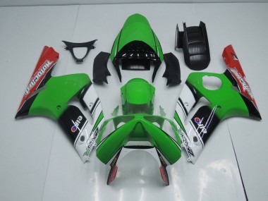 Carénage Moto Kawasaki ZX6R 03-04 - Vert Motocard Bon Marché