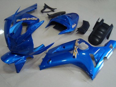Carénage Moto Kawasaki ZX6R 03-04 - Light Bleu Bon Marché