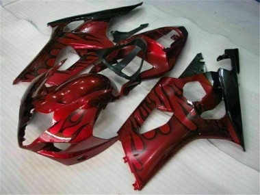 Carénage Moto Suzuki GSXR 1000 K3 03-04 - Rouge Bon Marché