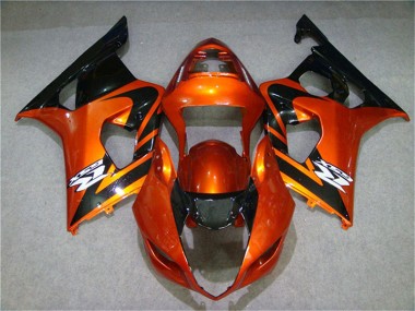 Carénage Moto Suzuki GSXR 1000 K3 03-04 - Orange Noir Bon Marché