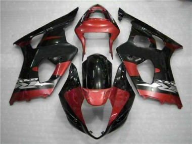 Carénage Moto Suzuki GSXR 1000 K3 03-04 - Rouge Noir Bon Marché