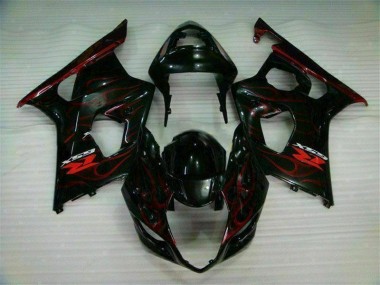 Carénage Moto Suzuki GSXR 1000 K3 03-04 - Rouge Flamme Bon Marché