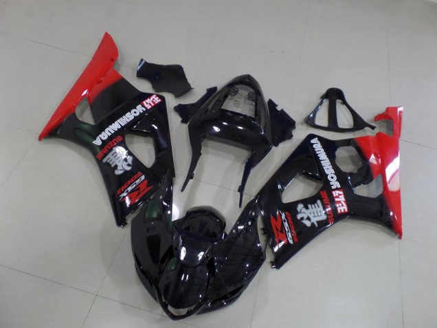 Carénage Moto Suzuki GSXR 1000 K3 03-04 - Noir et Rouge Carénage Moto Suzuki GSXR 1000 K3 03-04 - Noir et Rouge