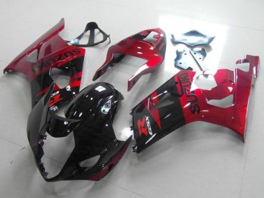 Carénages Moto Suzuki GSXR 1000 K3 03-04 - Noir Rouge Bon Marché
