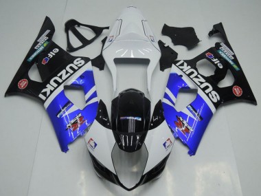 Carénage Moto Suzuki GSXR 1000 K3 03-04 - Bleu Blanc et Noir Bon Marché