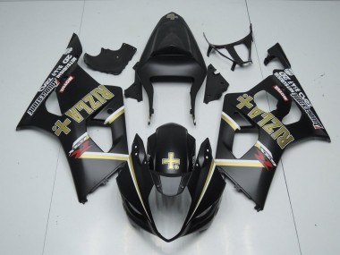 Carénage Moto Suzuki GSXR 1000 K3 03-04 - Noir Mat Rizla Bon Marché