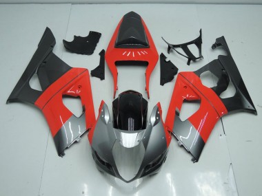 Carénage Moto Suzuki GSXR 1000 K3 03-04 - Rouge et Gris Bon Marché