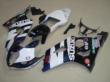 Carénage Moto Suzuki GSXR 1000 K3 03-04 - Blanc Noir Elf Bon Marché