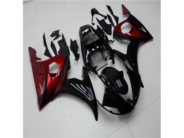 Carénage Moto Yamaha R6 03-05 - Noir Rouge Carénage Moto Yamaha R6 03-05 - Noir Rouge