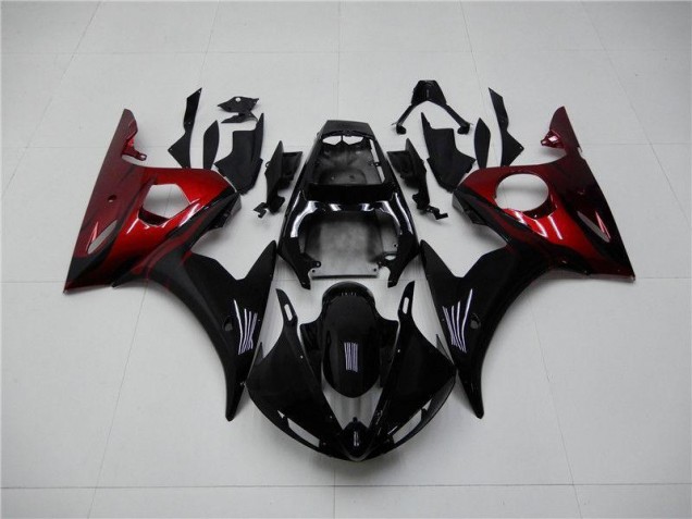 Carénage Moto Yamaha R6 03-05 - Noir Rouge Carénage Moto Yamaha R6 03-05 - Noir Rouge