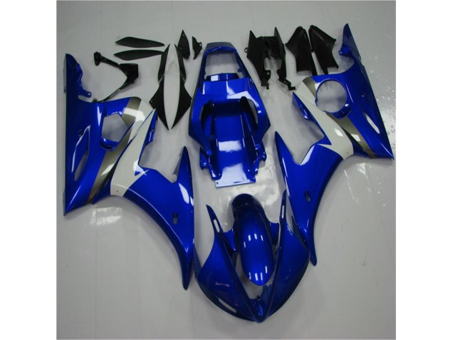 Carrosserie Moto Yamaha R6 03-05 - Bleu Blanc Carrosserie Moto Yamaha R6 03-05 - Bleu Blanc