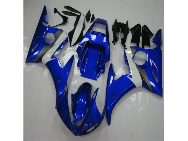 Carrosserie Moto Yamaha R6 03-05 - Bleu Blanc Carrosserie Moto Yamaha R6 03-05 - Bleu Blanc