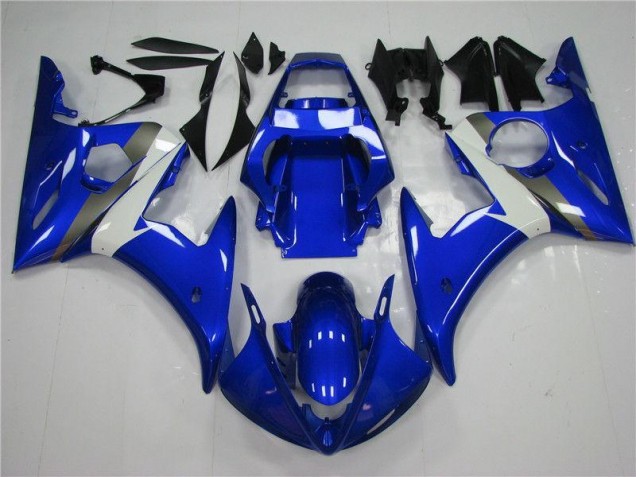 Carrosserie Moto Yamaha R6 03-05 - Bleu Blanc Carrosserie Moto Yamaha R6 03-05 - Bleu Blanc