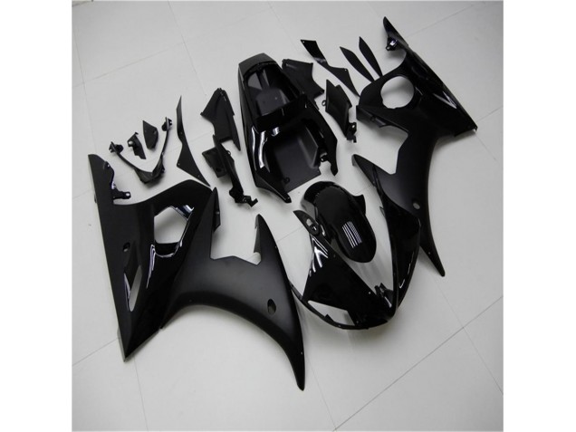Carénage Moto Yamaha R6 03-05 - Brillant Noir Mat Carénage Moto Yamaha R6 03-05 - Brillant Noir Mat