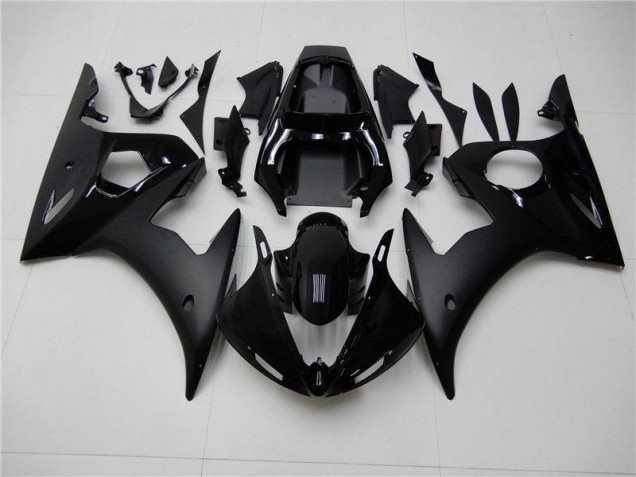 Carénage Moto Yamaha R6 03-05 - Brillant Noir Mat Carénage Moto Yamaha R6 03-05 - Brillant Noir Mat