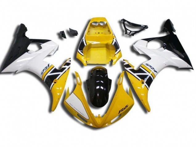 Carénage Moto Yamaha R6 03-05 - Jaune Carénage Moto Yamaha R6 03-05 - Jaune