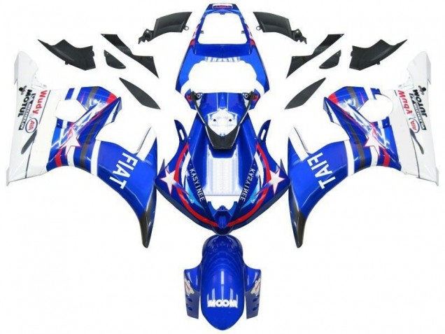 Carénage Moto Yamaha R6 03-05 - Bleu Star Fiat Carénage Moto Yamaha R6 03-05 - Bleu Star Fiat
