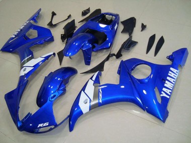 Carénage Moto Yamaha R6 03-05 - Bleu Bon Marché