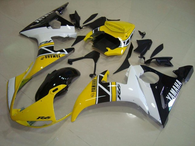 Carénage Moto Yamaha R6 03-05 - Jaune Anniversary Carénage Moto Yamaha R6 03-05 - Jaune Anniversary