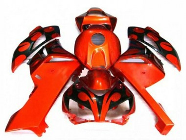 Carénages Moto Honda CBR 1000 RR 04-05 - Orange Noir Bon Marché