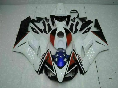 Kit Carénages Motos Complet Honda CBR 1000 RR 04-05 - Blanc Noir Bon Marché