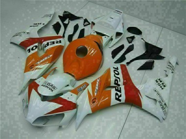 Carénage Moto Honda CBR 1000 RR 04-05 - Orange Blanc Repsol Bon Marché