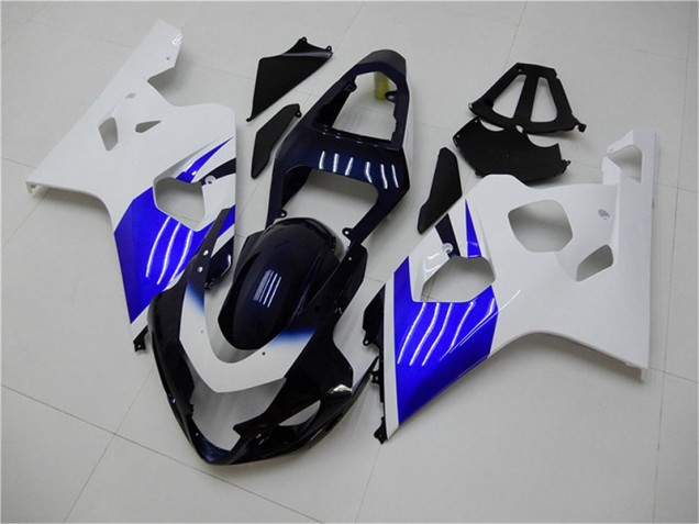 Carénage Moto Suzuki GSXR 600 / 750 K4 04-05 - Blanc Bleu Carénage Moto Suzuki GSXR 600 / 750 K4 04-05 - Blanc Bleu