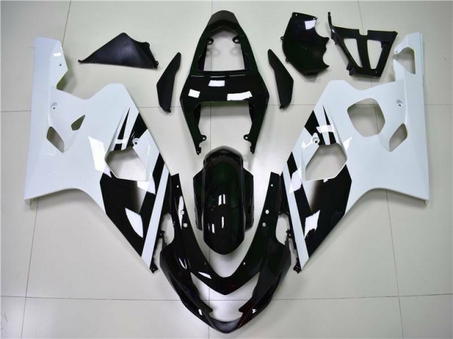 Carénages Moto Suzuki GSXR 600 / 750 K4 04-05 - Blanc Noir Carénages Moto Suzuki GSXR 600 / 750 K4 04-05 - Blanc Noir
