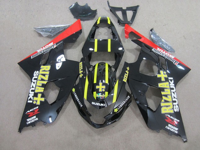 Carénage Moto Suzuki GSXR 750 K4 04-05 - Noir Jaune Rizla Carénage Moto Suzuki GSXR 750 K4 04-05 - Noir Jaune Rizla