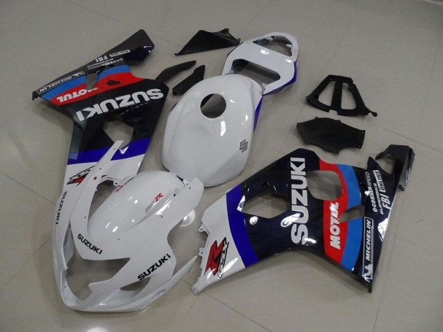 Carénage Moto Suzuki GSXR 750 K4 04-05 - Blanc Bleu Motul Carénage Moto Suzuki GSXR 750 K4 04-05 - Blanc Bleu Motul