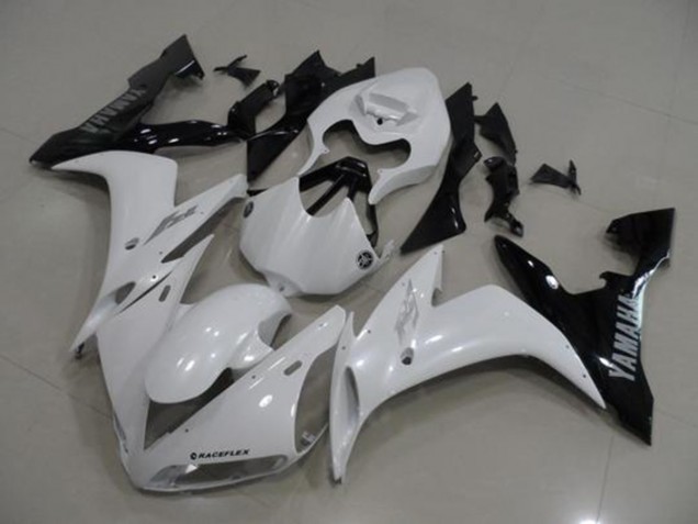 Carénages Moto Yamaha R1 04-06 - Blanc Noir Carénages Moto Yamaha R1 04-06 - Blanc Noir