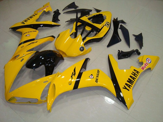 Carénage Moto Yamaha R1 04-06 - Jaune Noir Carénage Moto Yamaha R1 04-06 - Jaune Noir