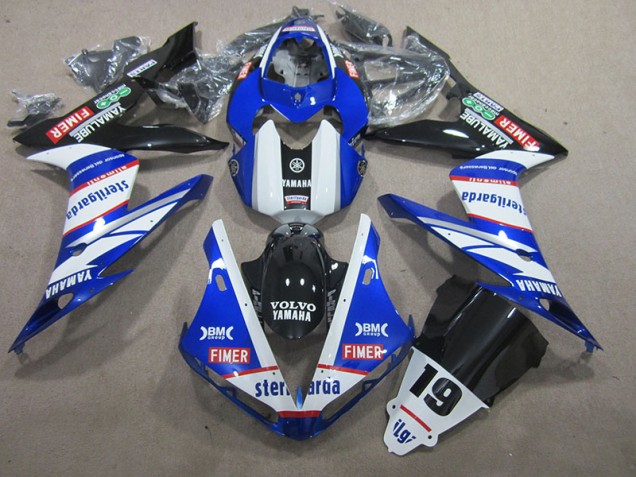 Carénage Moto Yamaha R1 04-06 - Bleu Blanc Volvo Sterilgarda 19 Carénage Moto Yamaha R1 04-06 - Bleu Blanc Volvo Sterilgarda 19
