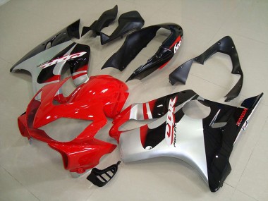 Carénage Moto Honda CBR 600 F4i 04-07 - Noir Rouge Argent Bon Marché