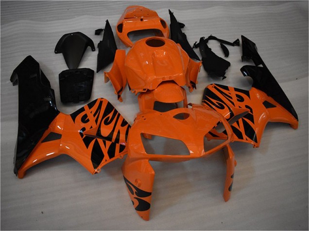 Carénages Moto Honda CBR 600 RR 05-06 - Orange Noir