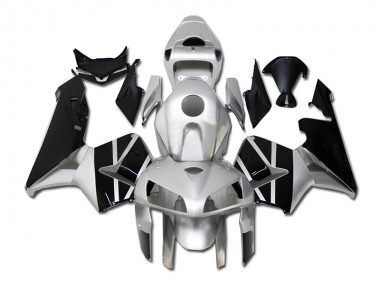 Carénage Moto Honda CBR 600 RR 05-06 - Argent Noir Bon Marché