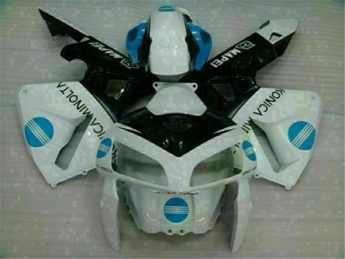 Carénages Moto Honda CBR 600 RR 05-06 - Blanc Bleu Bon Marché