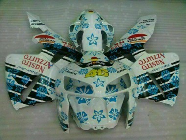 Carénages Moto Honda CBR 600 RR 05-06 - Blanc Bleu Nastro Azzurro 46 Bon Marché