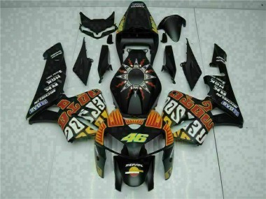 Carénage Moto ABS Honda CBR 600 RR 05-06 - Noir Bon Marché
