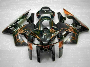 Carénage Moto Honda CBR 600 RR 05-06 - Noir Orange BACARDI Bon Marché
