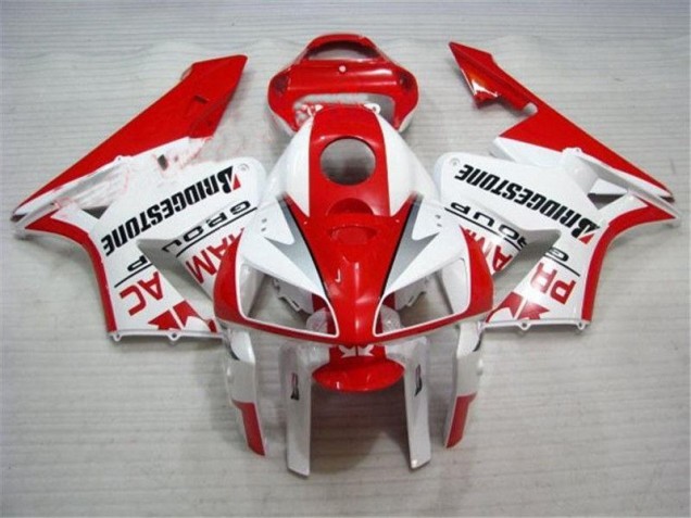 Kit Carénages Motos Honda CBR 600 RR 05-06 - Rouge Blanc Kit Carénages Motos Honda CBR 600 RR 05-06 - Rouge Blanc
