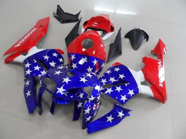 Carénage Moto Honda CBR 600 RR 05-06 - Drapeau américain Bon Marché