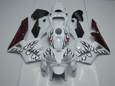 Carénage Moto Honda CBR 600 RR 05-06 - Noir Flamme Bon Marché