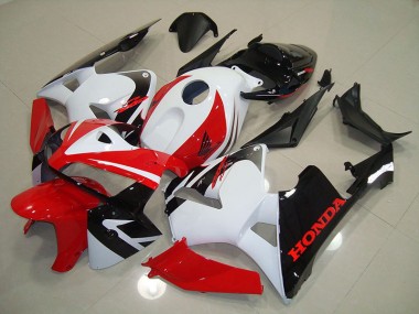 Carénage Moto Honda CBR 600 RR 05-06 - Rouge Blanc Noir Bon Marché