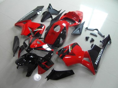 Carénage Moto Honda CBR 600 RR 05-06 - Rouge Noir Bon Marché