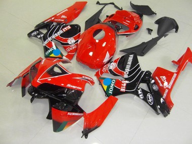 Carénage Moto Honda CBR 600 RR 05-06 - Rouge Noir Jomo Bon Marché