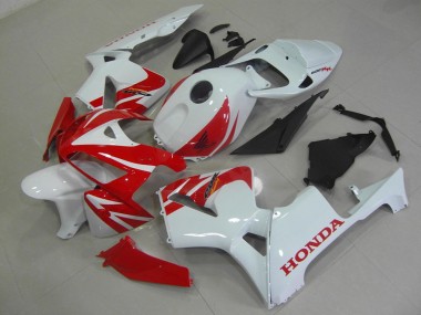 Kit Carénages Motos Complet Honda CBR 600 RR 05-06 - Rouge Blanc Bon Marché